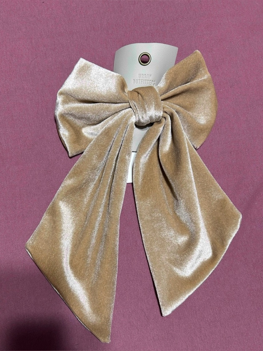 Urban Outfitters Velvet Bow Hair Clip